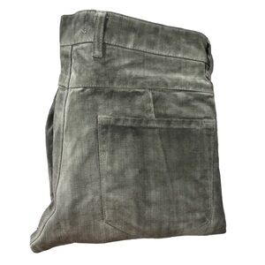 Andrea Ya'Aqov Men's Green Cotton Button Front Pants Size 30